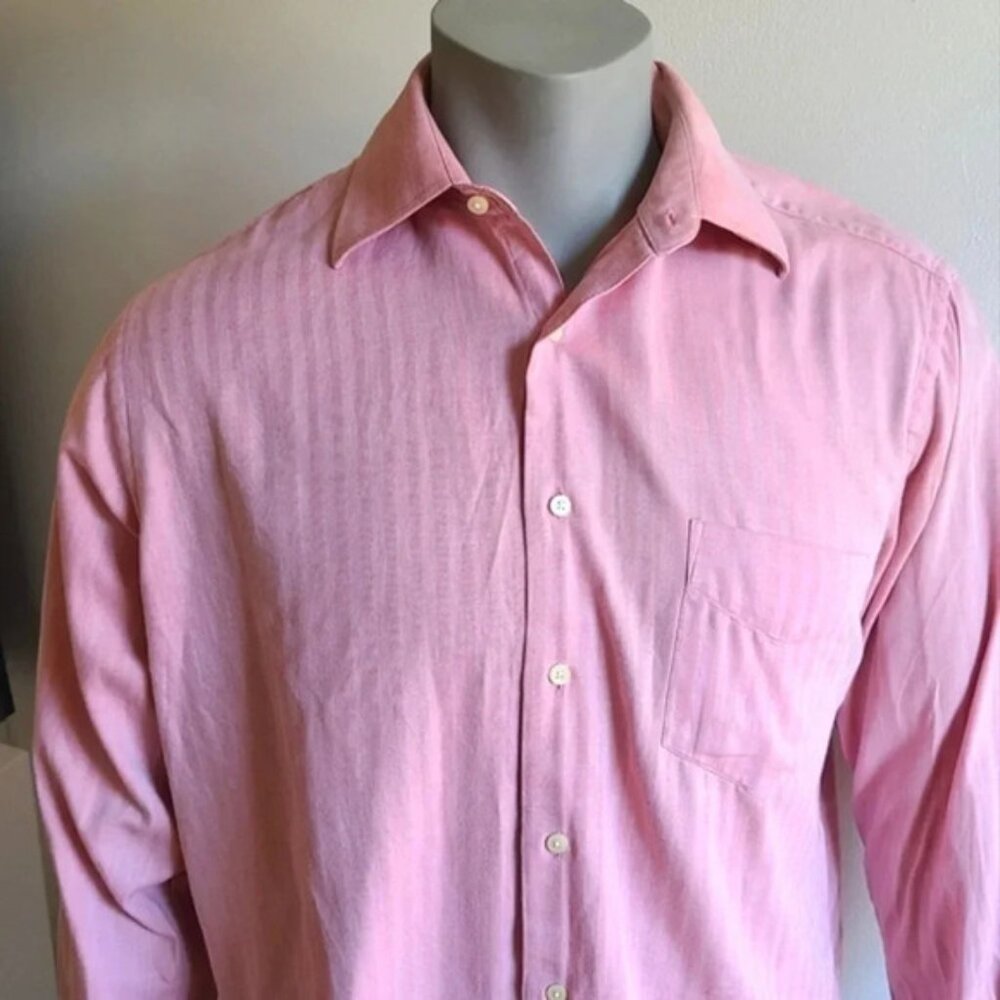 ALFRED SUNG pink dress shirt